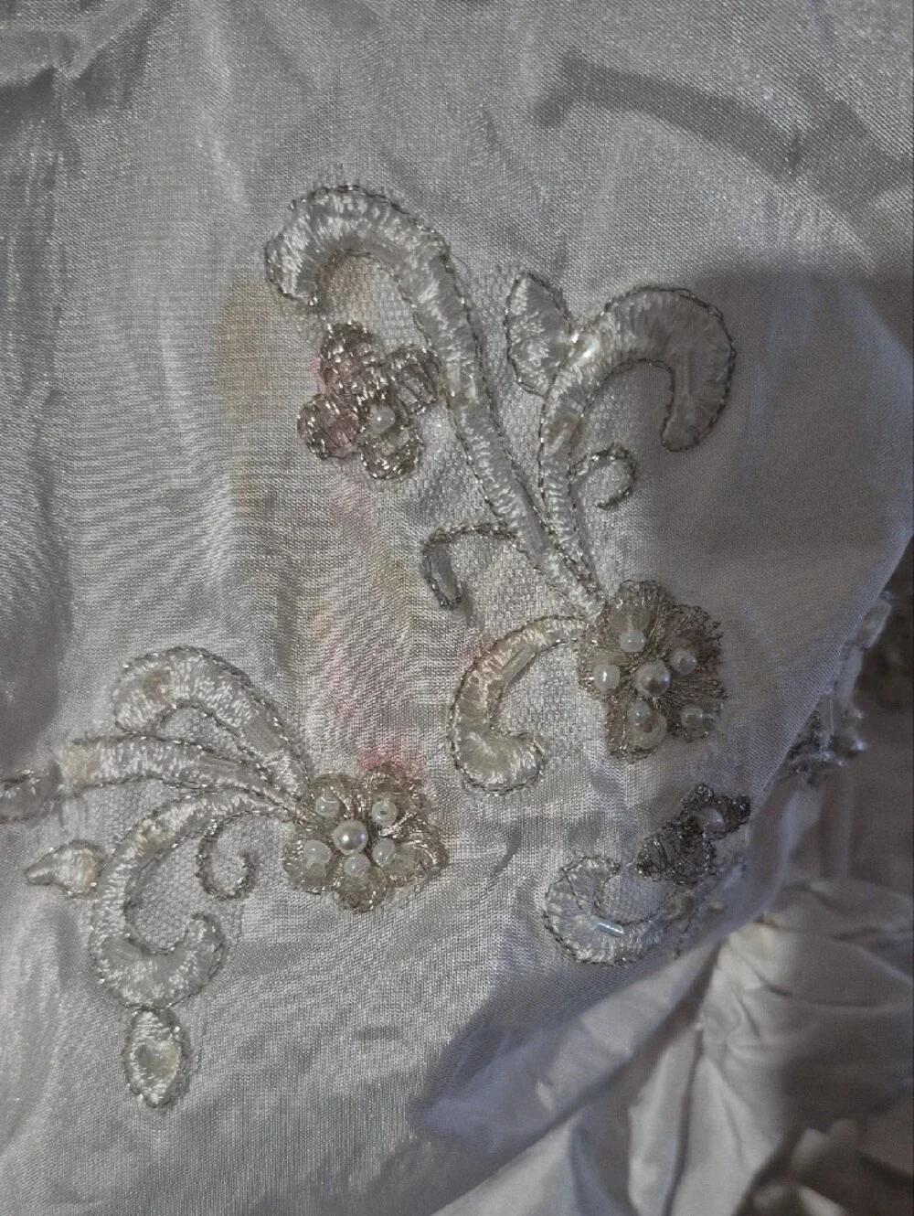White Embroidered Girls' Special Occasion Dress